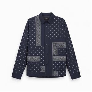 The Kooples Quilted Bandana Print Jacket – Size M